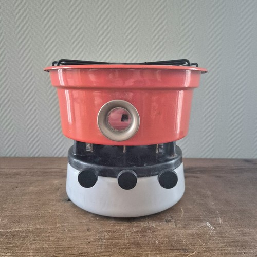 Poêle émaillé vintage