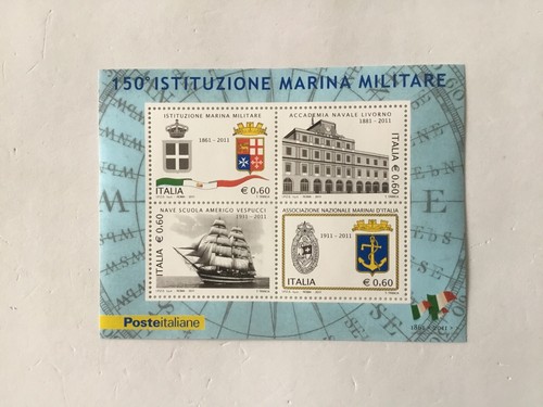 Timbre poste italie feuillet - italie,