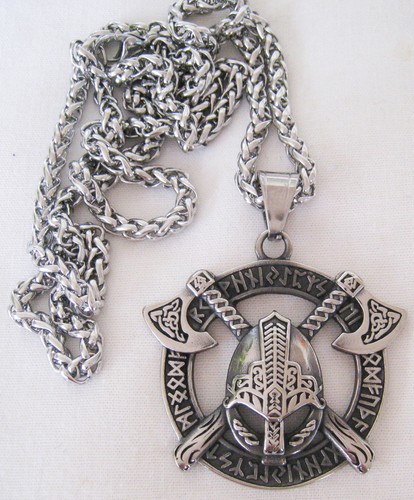 Pendentif acier inox viking - acier,
