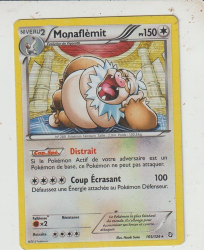 Carte pokemon monaflèmit - carte,
