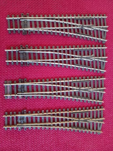 Lot 4 aiguillages peco - ho/h0,