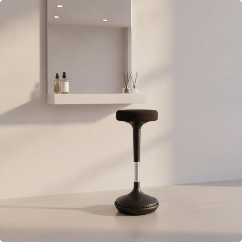 Tabouret oscillant rembourré - oscillant,