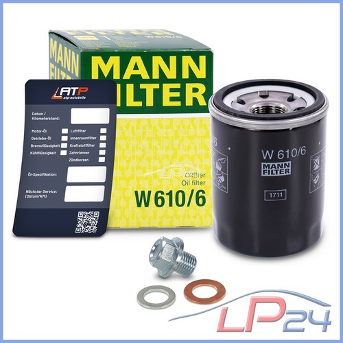 Mann filtre huile bouchon - filtre, À