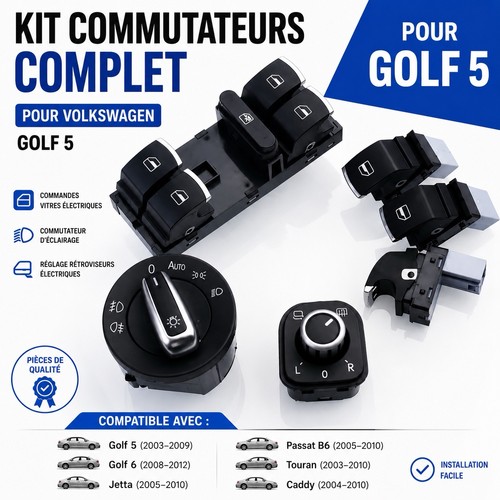 Kit boutons golf - kit, 5