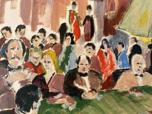 Peinture original huile papier - peinture,
