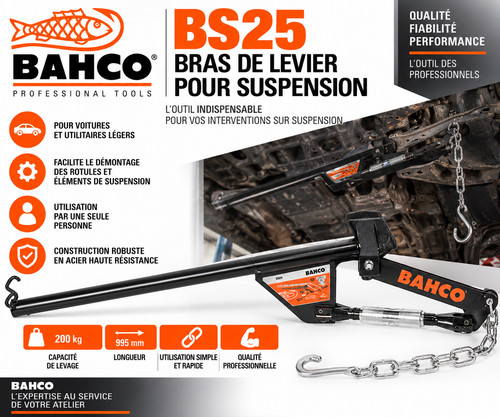 Bahco bs25 bras de - –, levier