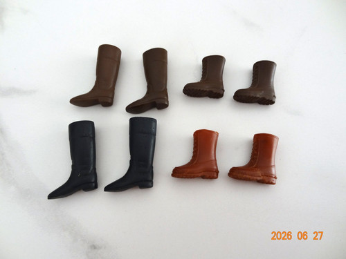Lot paires bottes vintage - 4,