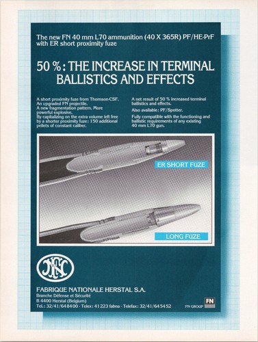 Herstal 40mm l70 ammunition - herstal,