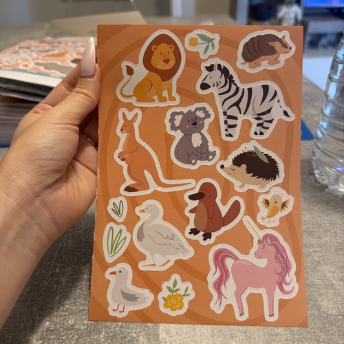 Stickers animaux trop mignons - stickers,