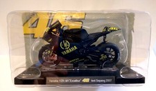  YAMAHA YZR-M1 EXCALIBUR TEST SEPANG 2007 MOTORCYCLE - VALENTINO ROSSI 1/18 SCALE
