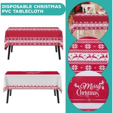 1X Nappe De Noël Lavable En