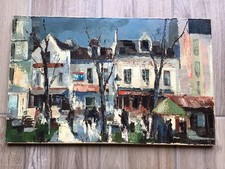 Tableau Huile Sur Toile Signé