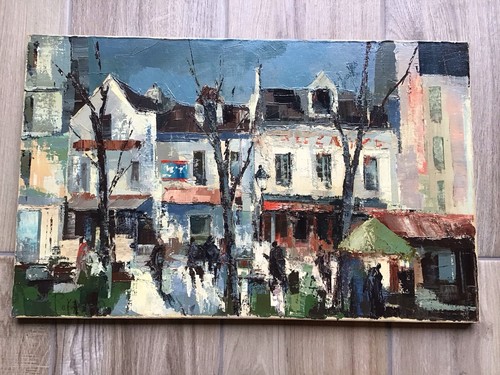 Tableau huile sur toile signé - huile,
