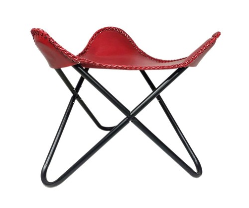 Petite pouf ottoman pliable - ottoman,