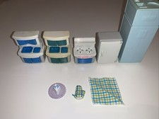VINTAGE KITCHEN TOY KITCHEN KITCHEN FRIDGE KITCHEN BLOCK (WHITE MOUNTAIN?)