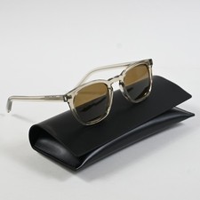 Yves Saint Laurent SL-28S 047 Unisex Authentic Sunglasses Beige/Bronze, 49 - New