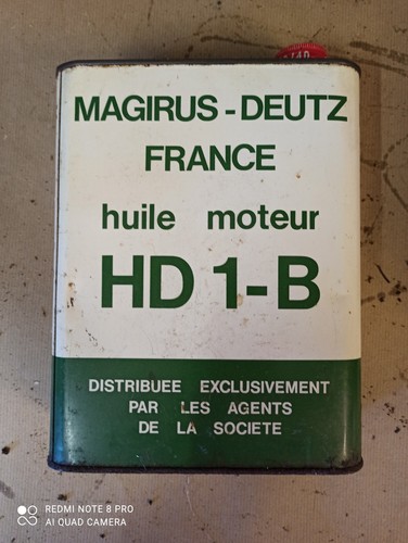 Ancien bidon huile magirus - huile,