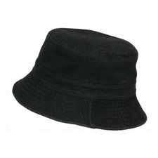 Chapeau Bob Noir en Coton