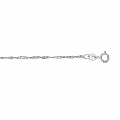Collier chaîne singapore 10k - collier,