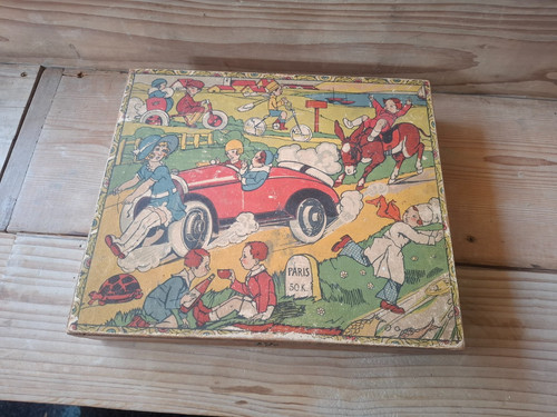 Ancien jeu cubes en - jeu,