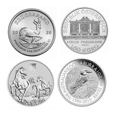 Lot 4 Pièces 1 Oz  -
