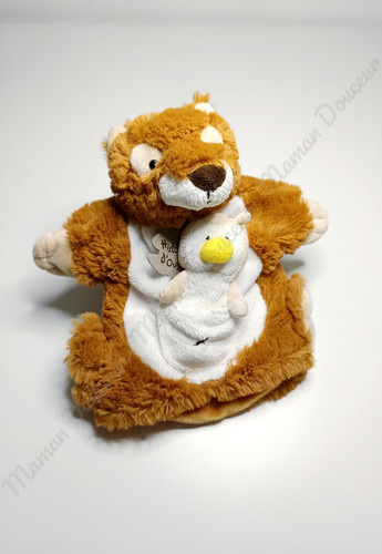 Doudou marionnette écureuil - doudou,