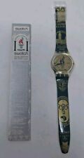 Rare Swatch Quartz 1996 Atlanta Olympics Centennial Watch London 1948 Boxed D