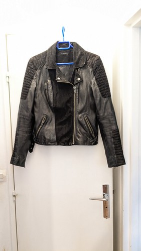 Veste perfecto cuir - , bimatiere
