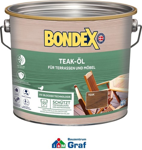 Bondex holzpflege öl teck - holzpflege-öl, (teck
