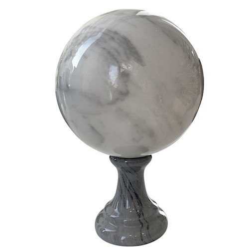 Sphère marbre blanc - sphère,