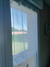 2 Voiles rideaux blanc