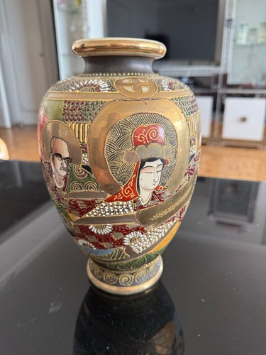 Vase ancien japonais - ancien, satsuma