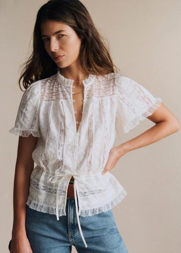 Sézane blouse shenali ecru - blouse,