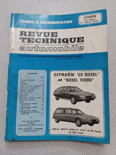 Rta revue technique automobile - revue,
