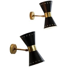 Applique murale en laiton du