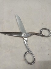 Antique Chrome Chisel Nogent France Tailor Drapier Vintage 17cm