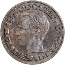 50 Francs Baudouin Légende Française - Belgique Argent