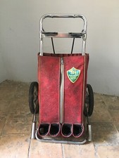 Vintage 50' SIT N REST Professional Model Trolley Push Cart Bag Golf Cart