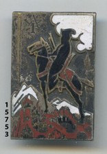 Cavalry badge, 1 Rgt. de Moroccan Spahis / LEVANT (burnous black)