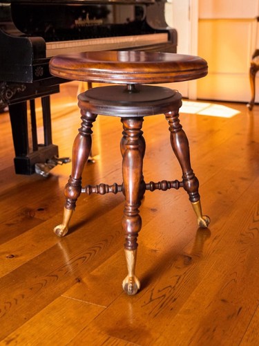 Tabouret piano victorien - piano,