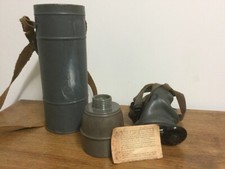 Objet ww2 masqué à gaz daté de 1938 armée française.
