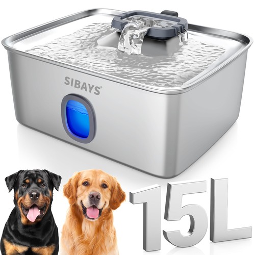 Fontaine eau chat - fontaine, inox,
