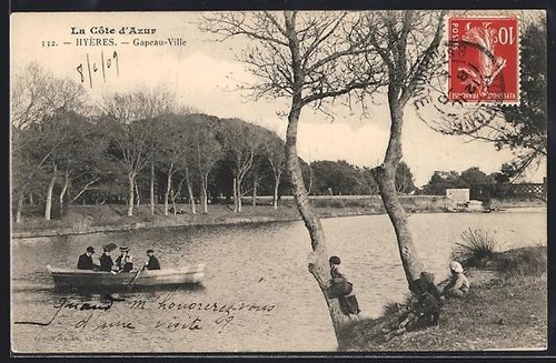Cpa hyères gapeau ville - cpa, gapeau-ville