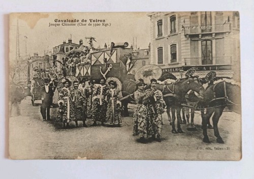 Cpa cavalcade voiron - cpa,