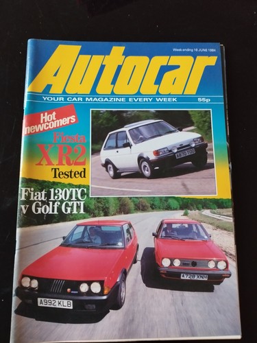 Autocar magazine 1984 - magazine, 16/06/1984