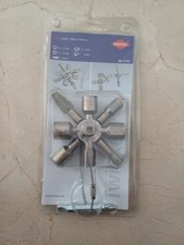 KNIPEX TwinKey Clé Multifonction pour Armoires de Commande (00 11 01)