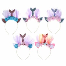 Petite Sirène Princesse Bandeau Couronne Anniversaire Fête Sac Faveur Couleur Assortie