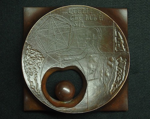 Plaque bronze art - plaque,