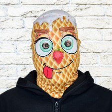 Masque D'Halloween En Tissu Avec Effet 3D Tête De Con