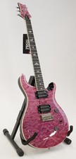 PRS SE Custom 24 Quilt Top 6 String Right Handed Violet Electric Guitar